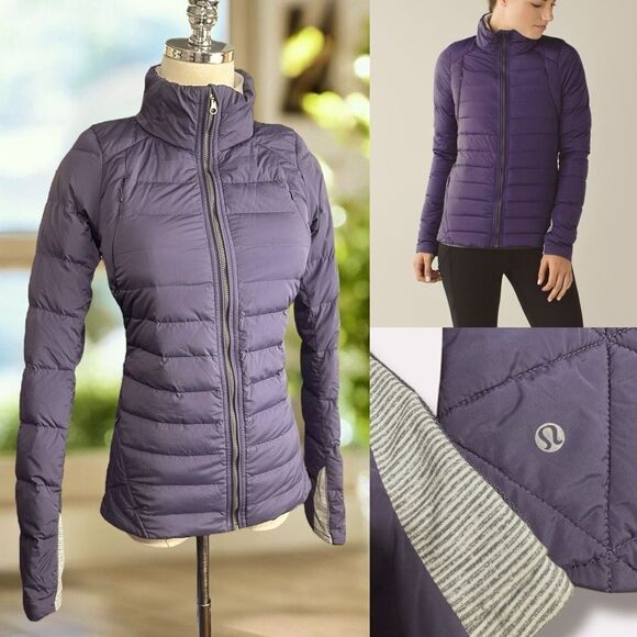 🔥 Lululemon 800 Down Fill Winter Snow Fluffed Up Puffer Jacket Parka size 4 - Picture 1 of 13